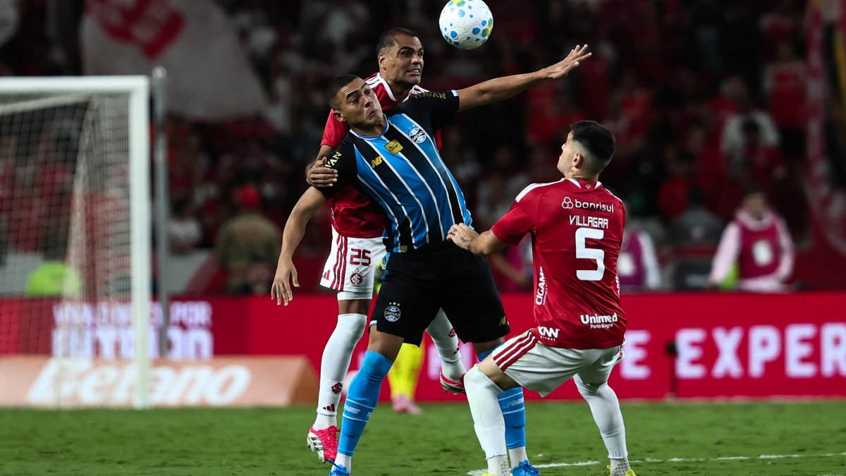 Inter e Grêmio têm probabilidades quase iguais de rebaixamento no Brasileirão