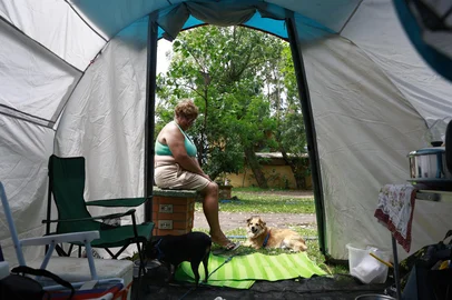 Fotografias - Torres, RS, Brasil — A reportagem visitou o Camping Cabanas Guarita para mostrar como funciona a rotina de um dos campings mais procurados da cidade, com área para barracas, cabanas e estrutura próxima ao mar. Foto: Jeff Botega<!-- NICAID(16226421) -->