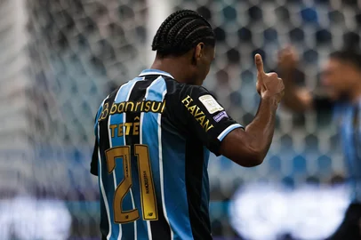 PORTO ALEGRE, RS, BRASIL, 26-07-2026: Grêmio x Fluminense em duelo válido  pela  20ª rodada do Campeonato Brasileiro. Foto: Renan Mattos / Grupo RBS<!-- NICAID(16334353) -->