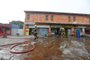 PORTO ALEGRE, RS, BRASIL,  21/05/2021- Incêndio atinge centro comercial na zona norte de Porto Alegre  Foto: Lauro Alves  / Agencia RBS<!-- NICAID(14789249) -->