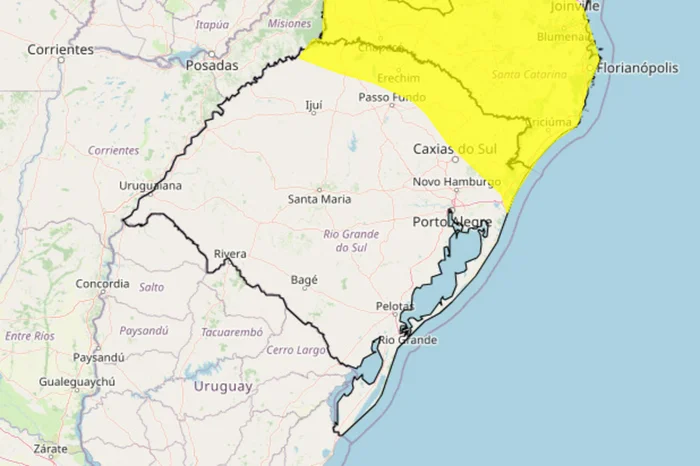 Instituto Nacional de Meteorologia (Inmet) / Reprodução