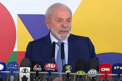 Lula realiza coletiva de imprensa no Palácio do Planalto; acompanhe<!-- NICAID(15964854) -->