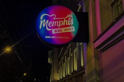 Fachada do Memphis Juke Joint. Bar inaugura nos dias 25, 26 e 27 de julho, na sede social do Clube Juvenil, em Caxias.<!-- NICAID(15821693) -->