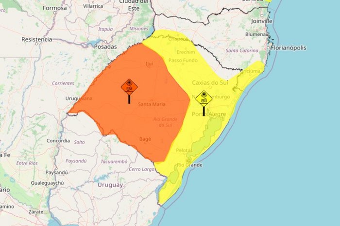 Instituto Nacional de Meteorologia (Inmet) / Divulgação