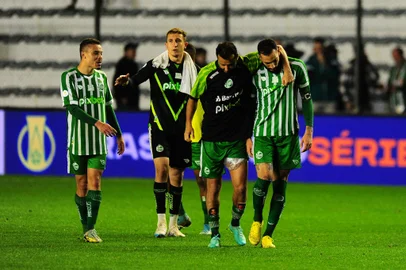 CAXIAS DO SUL, RS, BRASIL, 02/08/2023. Juventude x Novorizontino, jogo válido pela 21ª rodada da série B do Campeonato Brasileiro e realizado no estádio Alfredo Jaconi. (Porthus Junior/Agência RBS)<!-- NICAID(15499756) -->
