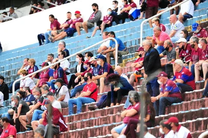 CAXIAS DO SUL, RS, BRASIL, 30/01/2022. Caxias x São José, jogo válido pela segunda rodada da primeira fase do Campeonato Gaúcho e realizado no estádio Centenário. (Porthus Junior/Agência RBS)<!-- NICAID(15002544) -->