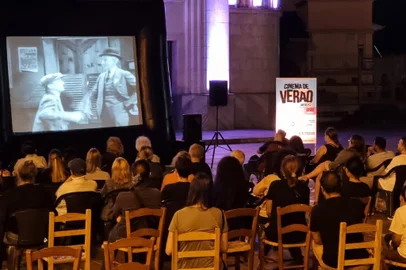 Fotos do projeto Cinema de Verão 2024 em Caxias do Sul.<!-- NICAID(15670229) -->