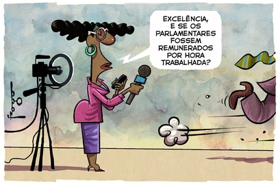 PORTO ALEGRE, RS, BRASIL, 15-10-2026: Charge do Fraga. Foto: Gilmar Fraga/Grupo RBS<!-- NICAID(16388467) -->