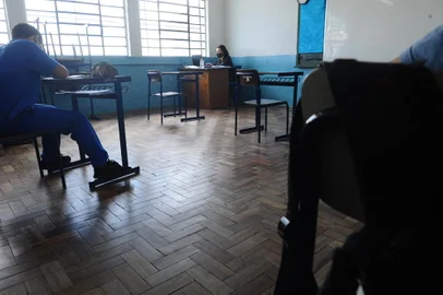 CAXIAS DO SUL, RS, BRASIL (09/12/2020)Escola Estadual José Generosi em Forqueta. (Antonio Valiente/Agência RBS)<!-- NICAID(14664197) -->
