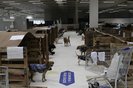 Sao Leopoldo, RS, Brasil, 18-05-2024: Estrutura de antigo supermercado vira abrigo para centenas de animais resgatados das enchentes na cidade<!-- NICAID(15767490) -->