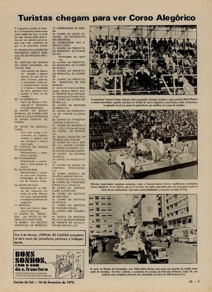 Jornal de Caxias / Reprodução