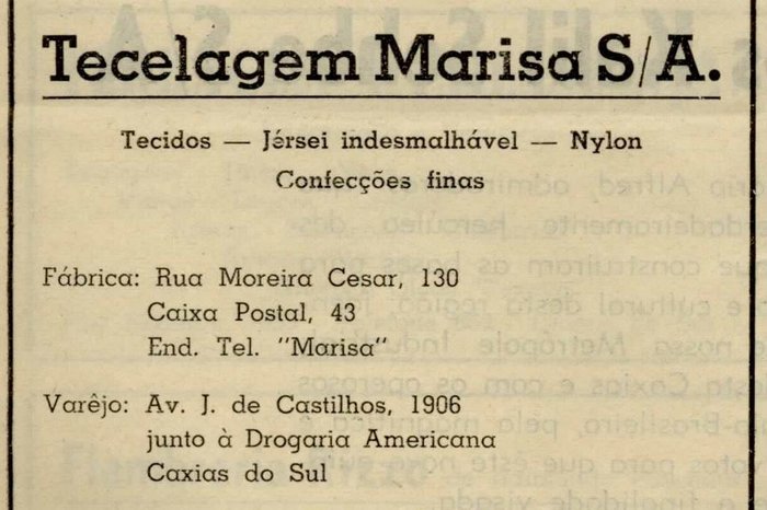 Centro de Memória da Câmara de Vereadores de Caxias do Sul / Reprodução