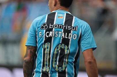 11.04.25, Porto Alegre, RS, Brasil: Terceira rodada do Brasileirão 2025. Grêmio x Flamengo, na Arena. Fotos: Jefferson Botega/Agencia RBSIndexador: jeff botega<!-- NICAID(16016188) -->