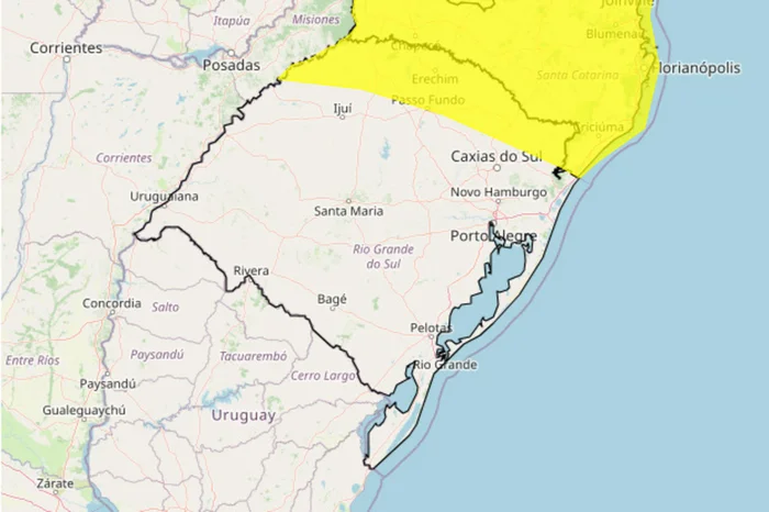 Instituto Nacional de Meteorologia (Inmet) / Reprodução