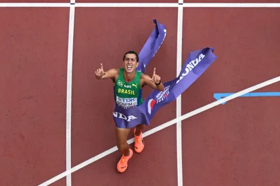 Caio Bonfim, atletismo