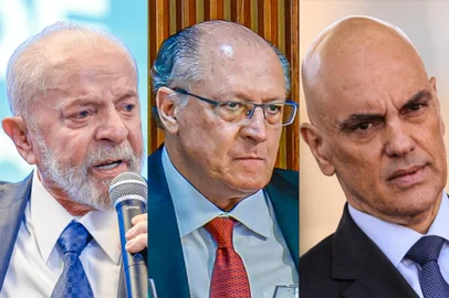 Lula, Alexandre de Moraes e Geraldo Alckmin - Foto: Arte GZH/STF/Presidência da República/Divulgação<!-- NICAID(15916950) -->