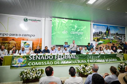 Audiência pública do Senado Federal, realizada durante a Expodireto Cotrijal, em Não-Me-Toque<!-- NICAID(15997462) -->