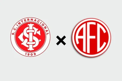 Inter x América de Pedrinhas - Copinha - escudos