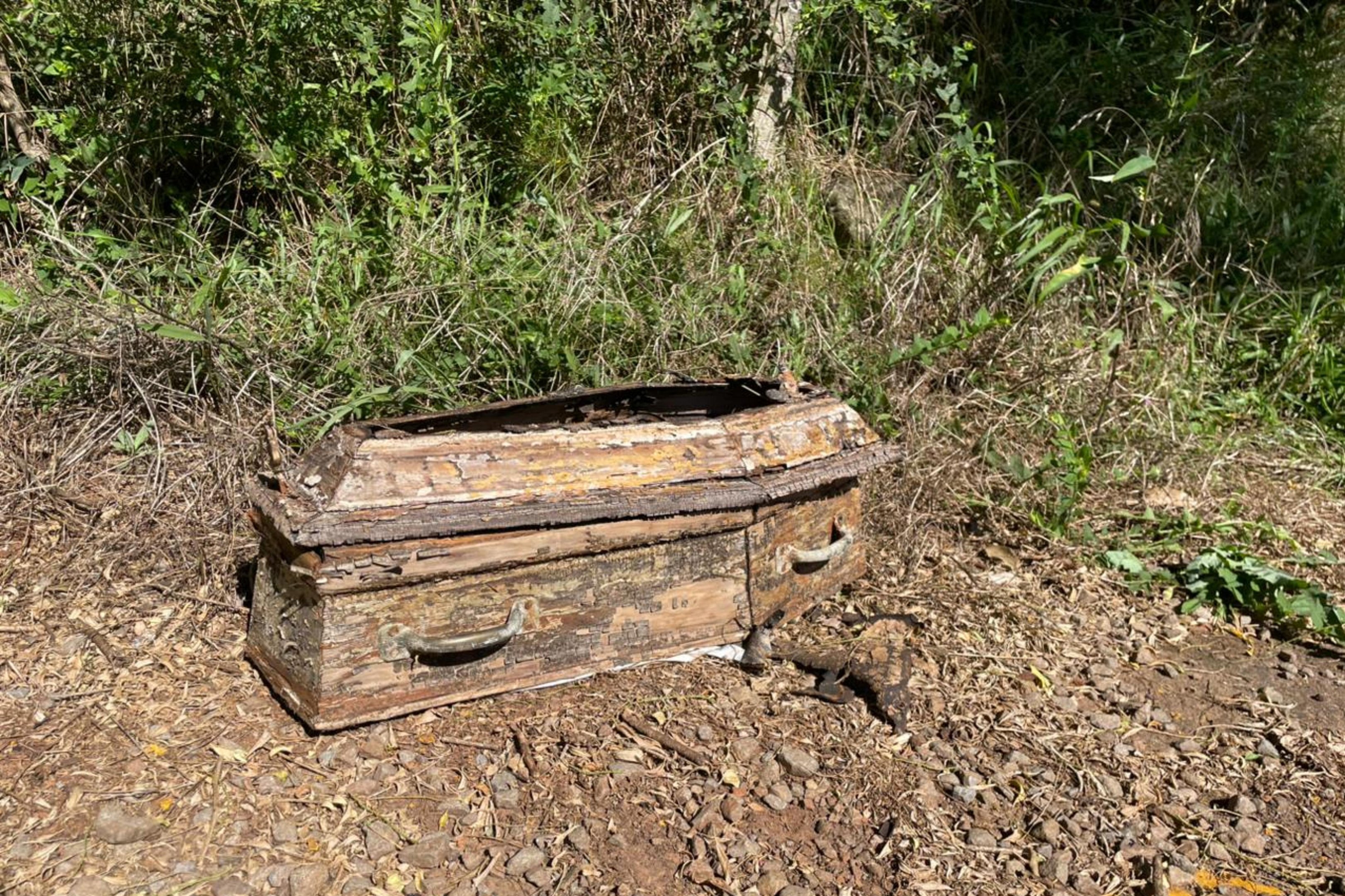 Caix&atilde;o de beb&ecirc; &eacute; encontrado em parque tur&iacute;stico de Passo Fundo