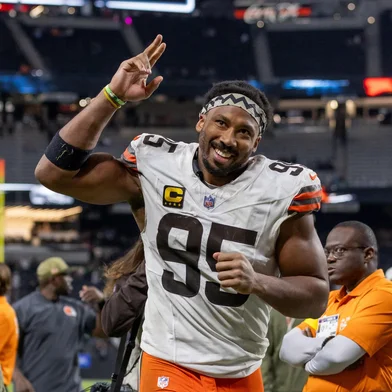 Myles Garrett, jogador da NFL<!-- NICAID(16297668) -->