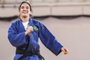 LIMA (Peru), 11/8/2019: a judoca Mayra Aguiar disputa a categoria até 78kg feminino nos Jogos Pan-Americanos.<!-- NICAID(14202938) -->