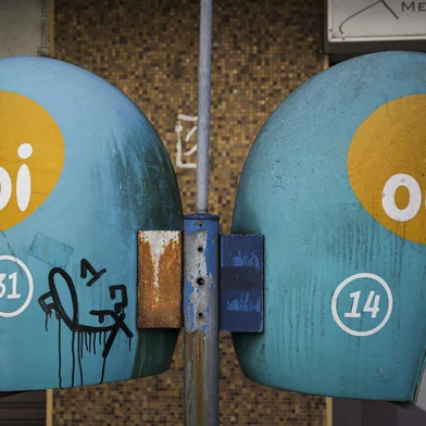 Porto Alegre, RS, Brasil, 09-03-2023: Orelhão na região central de Porto Alegre. O primeiro telefone público de Porto Alegre foi instalado em março de 1973 na Praça da Alfândega. Foto: Mateus Bruxel / Agência RBS<!-- NICAID(15370594) -->