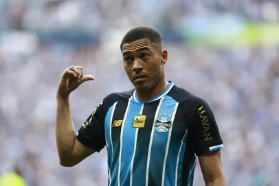 PORTO ALEGRE, RS, BRASIL, 11-10-2026: Grêmio vs Internacional, clássico GreNal nº454, pelo Campeonato Brasileiro Série A 2026. O jogo ocorre na Arena, em Porto Alegre. Foto: Jeff Botega/Grupo RBSIndexador: jeff botega<!-- NICAID(16385260) -->
