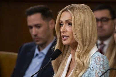 Paris Hilton Testifies On Protecting America's Children In House HearingWASHINGTON, DC - JUNE 26: TV personality and child welfare advocate Paris Hilton testifies during the House Committee on Ways and Means hearing on "Strengthening Child Welfare and Protecting Americas Children" on June 26, 2024 in Washington, DC. Hilton is set to testify in support of the reauthorization of a federal program responsible for children in foster care.   Samuel Corum/Getty Images/AFP (Photo by Samuel Corum / GETTY IMAGES NORTH AMERICA / Getty Images via AFP)Editoria: ACELocal: WashingtonIndexador: SAMUEL CORUMSecao: celebrityFonte: GETTY IMAGES NORTH AMERICAFotógrafo: CONTRIBUTOR<!-- NICAID(15799389) -->