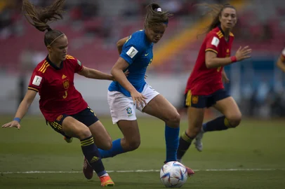 Brasil estreou diante da Espanha na Copa do Mundo sub-20.<!-- NICAID(15172021) -->