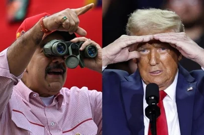 Nicolás Maduro e Donald Trump<!-- NICAID(16181309) -->