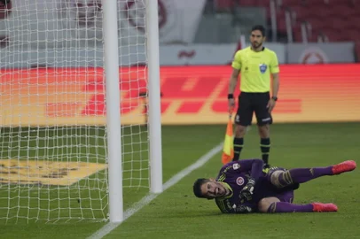 PORTO ALEGRE, RS, BRASIL, 22/07/2021- Inter x Olimpia: jogo das oitavas de final da Libertadores. Foto: André Ávila / Agencia RBS<!-- NICAID(14842671) -->