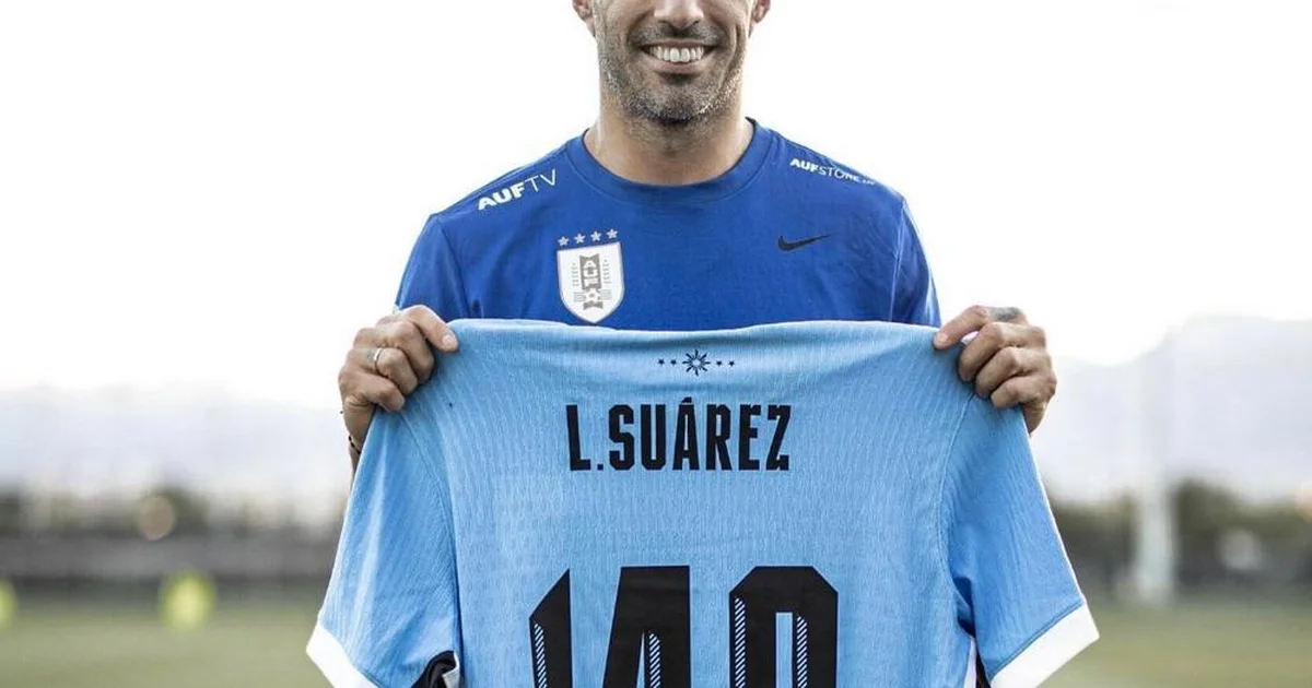 Mini Suarez Suárez atinge marca histórica pelo Uruguai antes de enfrentar o Brasil ...