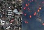Imagens de satélite revelam destruição causada pelos incêndios que atingem Los Angeles