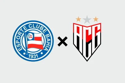 Bahia x Atletico-GO escudos
