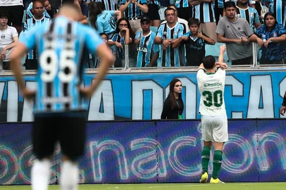 PORTO ALEGRE, RS, BRASIL, 15-02-2026. GREMIO X JUVENTUDE pelo gauchão 2026. Foto Jonathan Heckler/agência RBS<!-- NICAID(16225977) -->