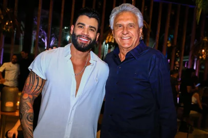 FOTO DE ARQUIVO - 04/09/2022 - Governador de Goiás, Ronaldo Caiado, e Gusttavo Lima<!-- NICAID(15953030) -->