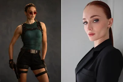 Primeira foto de Sophie Turner como Lara Croft em "Tomb Raider" é divulgada; veja<!-- NICAID(16204776) -->