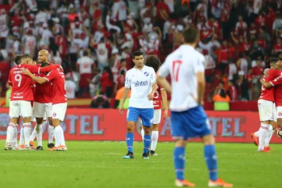 PORTO ALEGRE, RS, BRASIL, 31/07/2019- Inter x Nacional, jogo válido pelas oitavas de final da Copa Libertadores da América 2019. (Foto: Marco Favero / Agencia RBS)Indexador: Andre Avila<!-- NICAID(14188142) -->