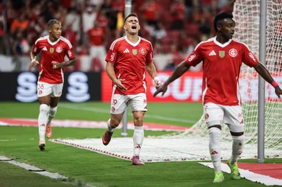 Renan Mattos / Agencia RBS PORTO ALEGRE, RS, BRASIL, 21-01-2026: Internacional X Internacional de Santa Maria válido pelo Campeonato Gaúcho. Foto: Renan Mattos / Agência RBS<!-- NICAID(16208874) -->