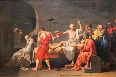 A morte de Sócrates. Foto: jorisvo / stock.adobe.comFonte: 226748833<!-- NICAID(15485408) -->