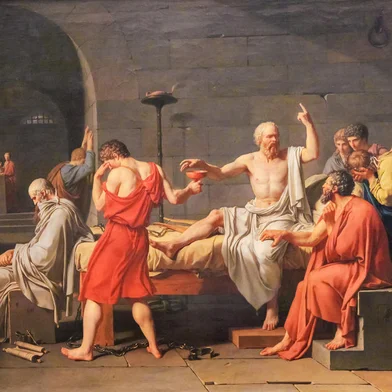 A morte de Sócrates. Foto: jorisvo / stock.adobe.comFonte: 226748833<!-- NICAID(15485408) -->