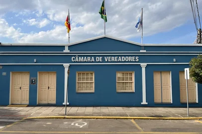 Casario histórico da Avenida Borges de Medeiros, em Santo Antônio da Patrulha.Foto de março de 2025.<!-- NICAID(16011751) -->