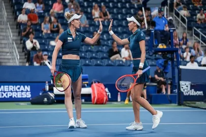 USTA / Divulgação Gabriela Dabrowski, Luisa Stefani, tênis