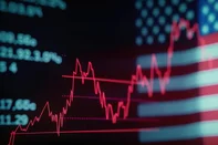 Imagem que ilustra a variação do preço do dólar no mercado financeiro dos Estados Unidos<!-- NICAID(15422458) -->
