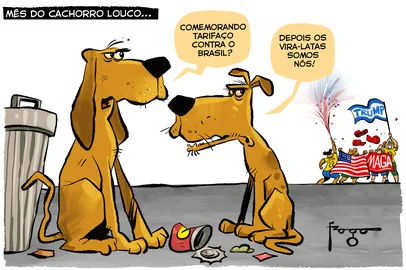 PORTO ALEGRE, RS, BRSAIL, 31-07-2025: Charge de Gilmar Fraga. Foto: Gilmar Fraga/Agência RBS<!-- NICAID(16092390) -->