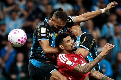 PORTO ALEGRE, RS, BRASIL, 11-10-2026: Grêmio vs Internacional, clássico GreNal nº455, pelo Campeonato Brasileiro Série A 2026. O jogo ocorre na Arena, em Porto Alegre. Foto: Duda Fortes/Grupo RBS<!-- NICAID(16385404) -->