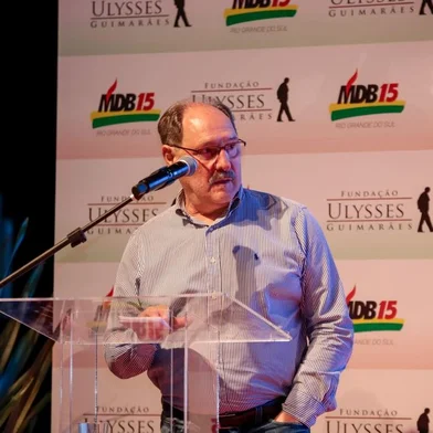Ex-governador José Ivo Sartori participa do congresso estadual do MDB, no sábado (9). <!-- NICAID(15622839) -->