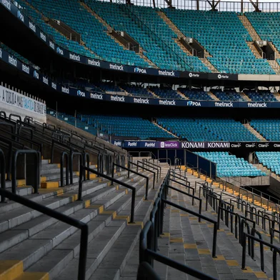 PORTO ALEGRE, RS, BRASIL - 2024.08.28 - A volta da Arena do Grêmio. (Foto: Renan Mattos/Agencia RBS)<!-- NICAID(15852893) -->
