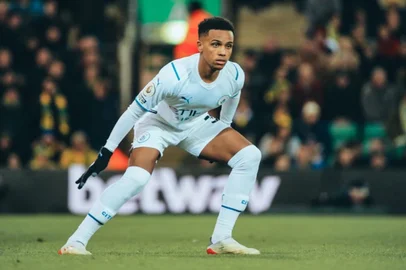 Kayky, quando jogava no Manchester City<!-- NICAID(16222286) -->