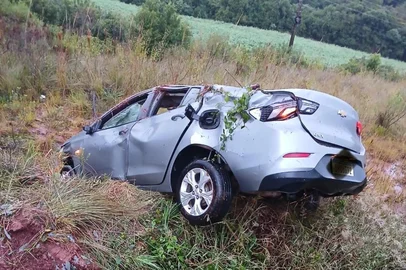 Homem morre em acidente na BR-158, no norte do Estado<!-- NICAID(16063379) -->
